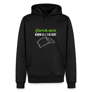 Kennen Sie alle Schmutz Gärtner Gift - Männer Premium Bio Hoodie - Schwarz - Vorne - Nico (187cm)