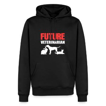 Zukünftiger Tierarzt Tierarzt Gift - Männer Premium Bio Hoodie - Schwarz - Vorne - Nico (187cm)