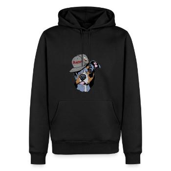 American Bully Pocket Hemp Hip Hop Joint Weed - Sweat à capuche Premium bio Homme - noir - Devant - Nico (187cm)