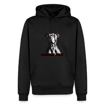American Bully XL - Sweat à capuche Premium bio Homme - noir - Devant - Nico (187cm)