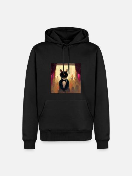 Ballroom cat - Men’s Premium Organic Hoodie -