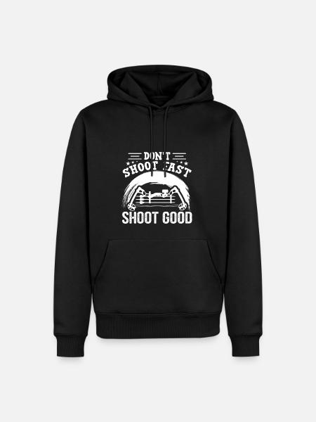 Archery Archer Archery Target - Men’s Premium Organic Hoodie - black