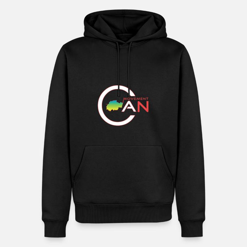 MCAN (Begriffsklärung - Männer Premium Bio Hoodie - Schwarz