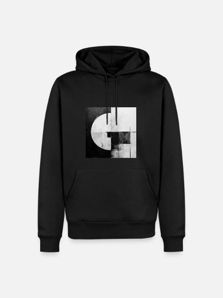 Design 2 - Men’s Premium Organic Hoodie - black
