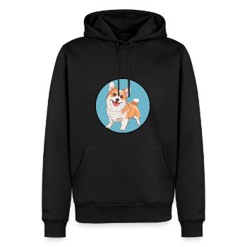 Hund Hundeliebhaber - Männer Premium Bio Hoodie - Schwarz - Vorne - Nico (187cm)