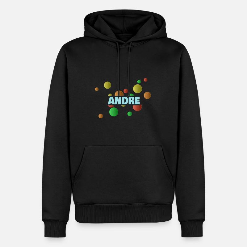 Bällebad Andre - Männer Premium Bio Hoodie - Schwarz