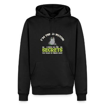 Putzfrau Spruch Reinigungskraft Putzfee - Männer Premium Bio Hoodie - Schwarz - Vorne - Nico (187cm)