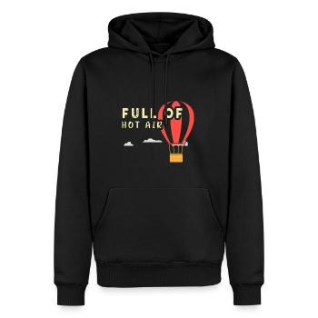 Heißluftballon & Ballon Fahrer Geschenk - Männer Premium Bio Hoodie - Schwarz - Vorne - Nico (187cm)