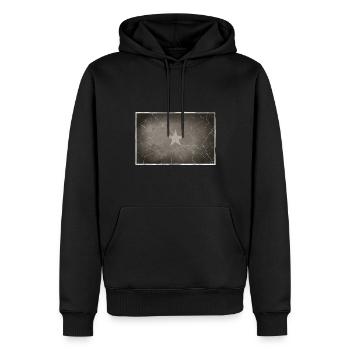 Burkina Faso - Sweat à capuche Premium bio Homme - noir - Devant - Nico (187cm)