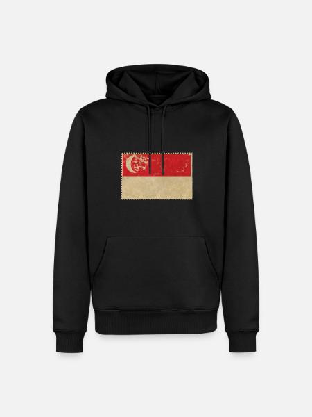 Singapore - Men’s Premium Organic Hoodie - black