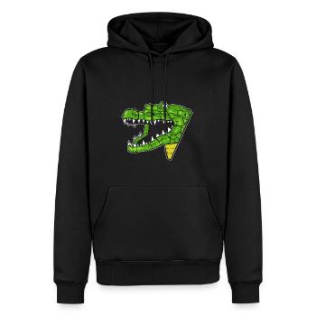 Krokodilpunk Zookeeper Geschenk - Männer Premium Bio Hoodie - Schwarz - Vorne - Nico (187cm)