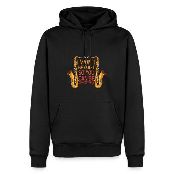 Wird nicht ziemlich sein Komiker Gift - Männer Premium Bio Hoodie - Schwarz - Vorne - Nico (187cm)
