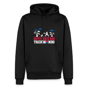 TKD Korean Martial Arts Tae Kwon - Männer Premium Bio Hoodie - Schwarz - Vorne - Nico (187cm)