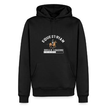 Schönes Reiten Pferde Spruch für Reiter - Männer Premium Bio Hoodie - Schwarz - Vorne - Nico (187cm)