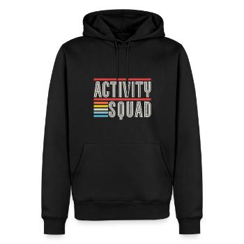 Activity Team Assistant Squad - Männer Premium Bio Hoodie - Schwarz - Vorne - Nico (187cm)