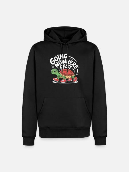 Turtle pace in style - Men’s Premium Organic Hoodie - black