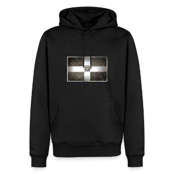 Dominikanische Republik - Männer Premium Bio Hoodie - Schwarz - Vorne - Nico (187cm)