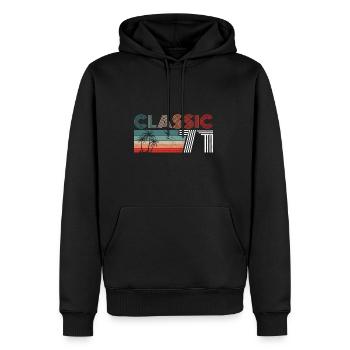 51 Year Old Birthday 2022 Classic 1971 51 Birthday - Männer Premium Bio Hoodie - Schwarz - Vorne - Nico (187cm)