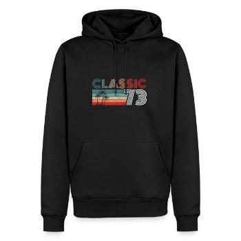 49 Year Old Birthday 2022 Classic 1973 49 Birthday - Männer Premium Bio Hoodie - Schwarz - Vorne - Nico (187cm)