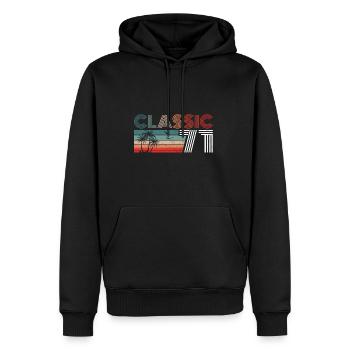 51 Year Old Birthday 2022 Classic 1971 51 Birthday - Männer Premium Bio Hoodie - Schwarz - Vorne - Nico (187cm)