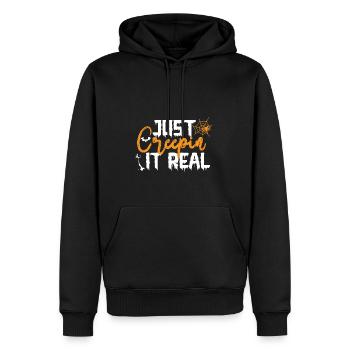 Grusel Halloweenspruch Spruch Halloween - Männer Premium Bio Hoodie - Schwarz - Vorne - Nico (187cm)