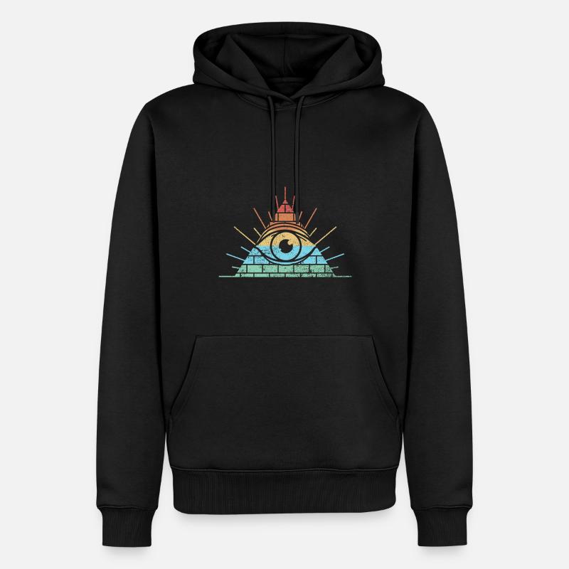 Masonic Freemasonry Fraternal - Männer Premium Bio Hoodie - Schwarz