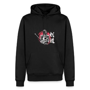 Kendo Warrior Arts Martiaux Cadeaux pour les étudiants - Sweat à capuche Premium bio Homme - noir - Devant - Nico (187cm)