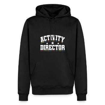 Activity Director Appreciation - Männer Premium Bio Hoodie - Schwarz - Vorne - Nico (187cm)