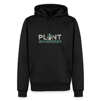 Plant Whisperer Hobby Gardener - Männer Premium Bio Hoodie - Schwarz - Vorne - Nico (187cm)
