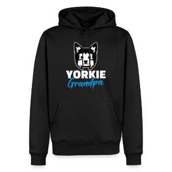 Yorkshire Terrier - Männer Premium Bio Hoodie - Schwarz - Vorne - Nico (187cm)