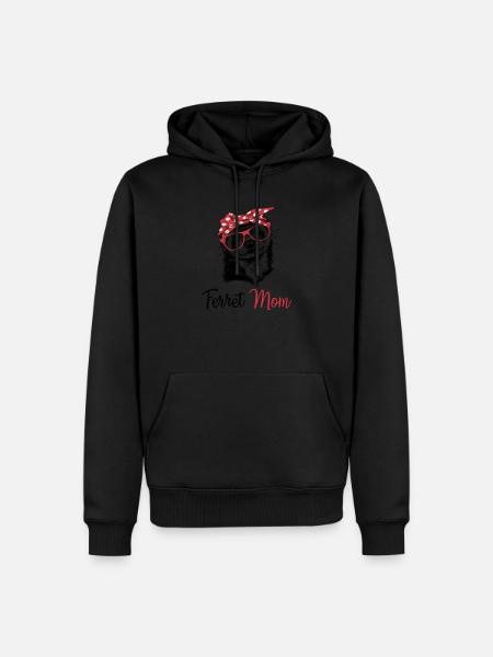 Frettchen - Männer Premium Bio Hoodie - Schwarz