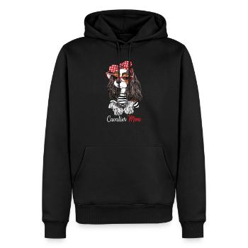 Cavalier King Charles Spaniel - Männer Premium Bio Hoodie - Schwarz - Vorne - Nico (187cm)
