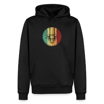 Aktienmarkt Trader Börse Aktieneinsteiger Aktien - Männer Premium Bio Hoodie - Schwarz - Vorne - Nico (187cm)