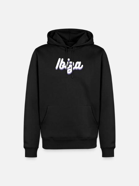 Ibiza - Men’s Premium Organic Hoodie - black