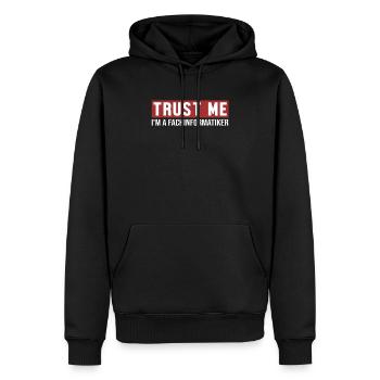 Trust Me I'm Fachinformatiker Fachinformatiker - Männer Premium Bio Hoodie - Schwarz - Vorne - Nico (187cm)