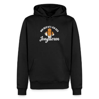 Mir reicht ich geh Jonglieren Jongleurbälle - Männer Premium Bio Hoodie - Schwarz - Vorne - Nico (187cm)