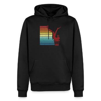 UWR Wassersport Sporttaucher Wassersportler - Männer Premium Bio Hoodie - Schwarz - Vorne - Nico (187cm)