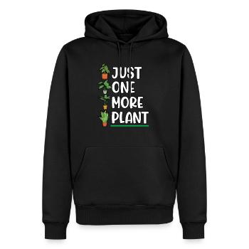 Gardener Just One More Plant Planting Plant - Männer Premium Bio Hoodie - Schwarz - Vorne - Nico (187cm)