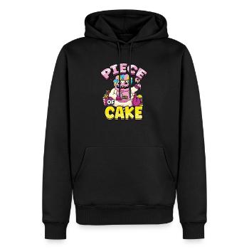 Piece Of Cake Delicious Cake Bakery - Männer Premium Bio Hoodie - Schwarz - Vorne - Nico (187cm)