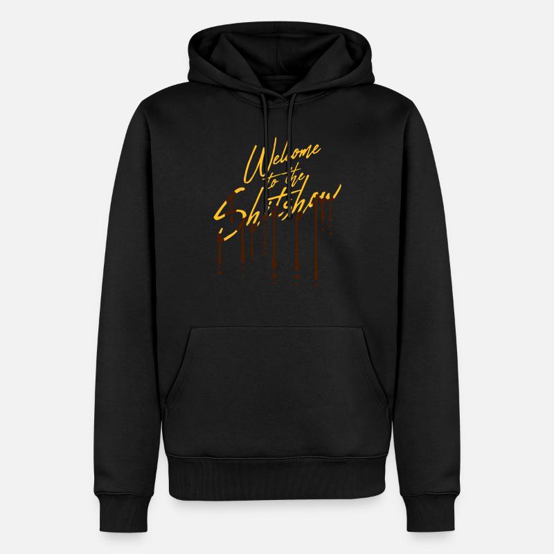 Graffiti Drops Shitshow - Sweat à capuche Premium bio Homme - noir