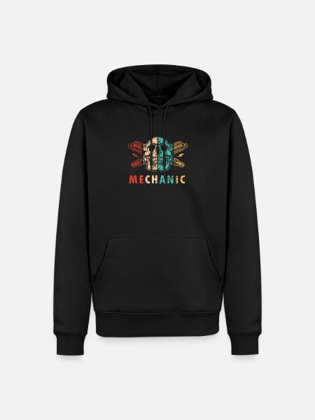 Automotive Technician Mechatronics Engineer Auto - Men’s Premium Organic Hoodie - black
