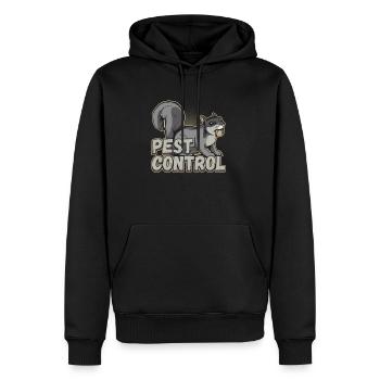 Conception d’escouade de lutte antiparasitaire pour un tueur d’insectes - Sweat à capuche Premium bio Homme - noir - Devant - Nico (187cm)