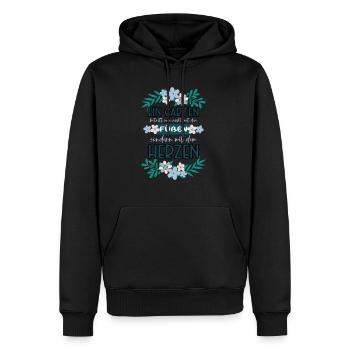 Garten Gärtner - Männer Premium Bio Hoodie - Schwarz - Vorne - Nico (187cm)