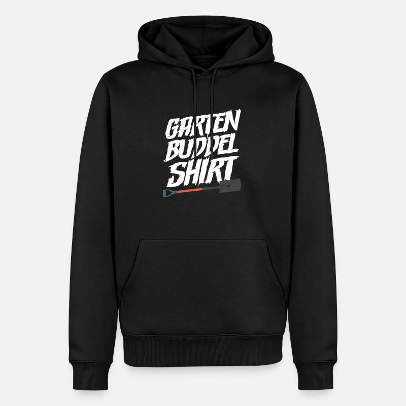 Gärtner Garten Buddel - Männer Premium Bio Hoodie - Schwarz