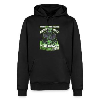 Connaissance du meilleur produit chimique pour le ravageur - Sweat à capuche Premium bio Homme - noir - Devant - Nico (187cm)