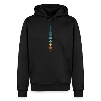 PnP RPG Rollenspiel Tabletop Spielleiter Pen and - Männer Premium Bio Hoodie - Schwarz - Vorne - Nico (187cm)