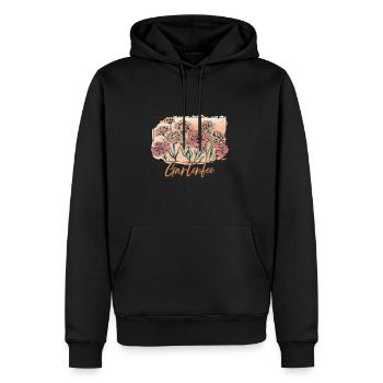 Gartenfee Garten Gärtner - Männer Premium Bio Hoodie - Schwarz - Vorne - Nico (187cm)