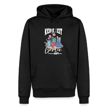 Keine zeit der Garten ruft Gärtner - Männer Premium Bio Hoodie - Schwarz - Vorne - Nico (187cm)