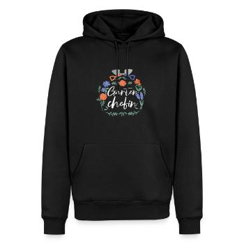Gartenchefin Gärtner - Männer Premium Bio Hoodie - Schwarz - Vorne - Nico (187cm)