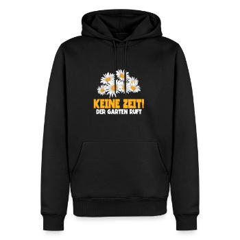 Keine zeit der Garten ruft Gärtner - Männer Premium Bio Hoodie - Schwarz - Vorne - Nico (187cm)